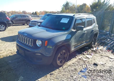 2017 Jeep Renegade Sport Fwd из США, поврежденный, VIN ZACCJAABXHPF62106